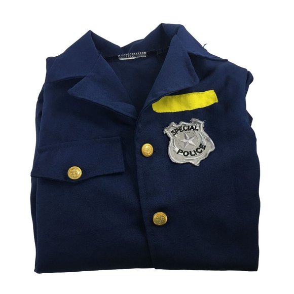 UNISEX KIDS 3 PIECE POLICE COSTUME SIZE MEDIUM 8-10 - Picture 5 of 5